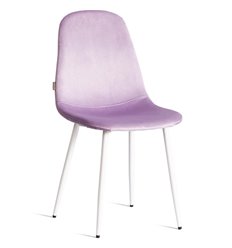 Стул TETCHAIR BREEZE (mod. JSC-58) велюр лавандовый HLR26, ножки белые фото 1