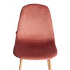 TETCHAIR BREEZE (mod. JSC-58) компл. 4 шт., велюр коралловый HLR44, ножки натуральный фото 8