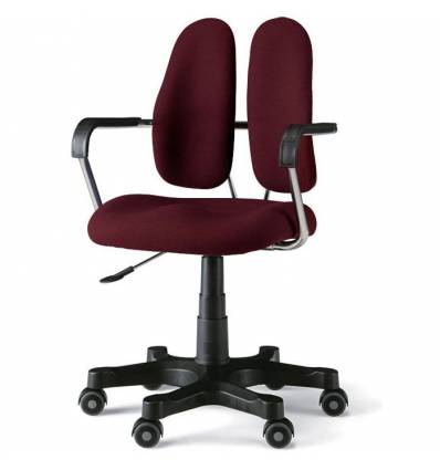 Кресло DUOREST STANDART DR-260 для персонала, ортопедическое, цвет бордовый
