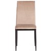 TETCHAIR CAPRI (mod. 39) компл. 4 шт., вельвет бежевый HLR8, ножки черные фото 3