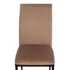 TETCHAIR CAPRI (mod. 39) компл. 4 шт., вельвет бежевый HLR8, ножки черные фото 8