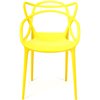 TETCHAIR Cat Chair (mod. 028) компл. 2 шт., пластик желтый фото 3