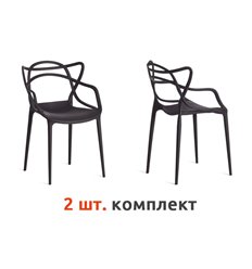 TETCHAIR Cat Chair (mod. 028) компл. 2 шт., пластик черный фото 1
