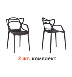 TETCHAIR Cat Chair (mod. 028) компл. 2 шт., пластик черный