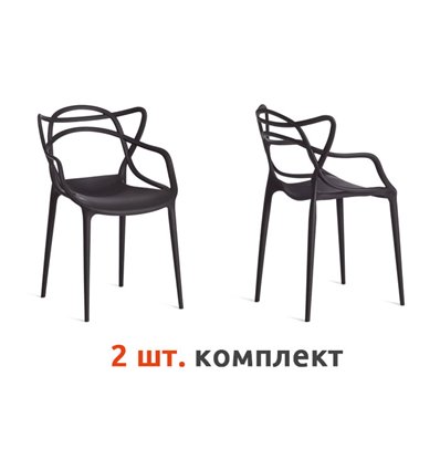 TETCHAIR Cat Chair (mod. 028) компл. 2 шт., пластик черный