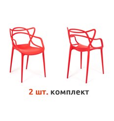 TETCHAIR Cat Chair (mod. 028) компл. 2 шт., пластик красный