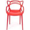 TETCHAIR Cat Chair (mod. 028) компл. 2 шт., пластик красный фото 3