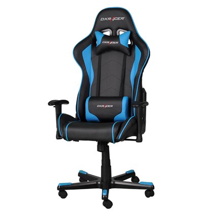 Кресло DXRacer OH/FE08/NB для руководителя, компьютерное, цвет черный/синий