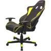 Кресло DXRacer OH/FE08/NY для руководителя, компьютерное, цвет черный/желтый фото 4