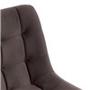 TETCHAIR CHILLY (mod. 7095-1) ткань серый barkhat 26, ножки белые фото 7