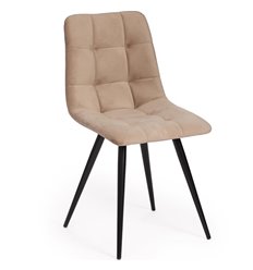 TETCHAIR CHILLY (mod. 7095-1) ткань бежевый barkhat 5, ножки черные