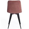 TETCHAIR CHILLY (mod. 7095-1) ткань коралловый barkhat 15, ножки черные фото 5