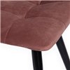 TETCHAIR CHILLY (mod. 7095-1) компл. 4 шт., ткань коралловый barkhat 15, ножки черные фото 10