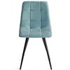 TETCHAIR CHILLY (mod. 7095-1) компл. 4 шт., ткань мятный barkhat 88, ножки черные фото 3