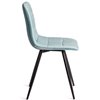 TETCHAIR CHILLY (mod. 7095-1) компл. 4 шт., ткань мятный barkhat 88, ножки черные фото 4