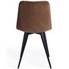 TETCHAIR CHILLY (mod. 7095-1) ткань коричневый barkhat 12, ножки черные фото 5