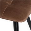 TETCHAIR CHILLY (mod. 7095-1) компл. 4 шт., ткань коричневый barkhat 12, ножки черные фото 10