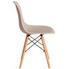 TETCHAIR CINDY (EAMES) (mod. 1801) пластик бежевый, ножки бук фото 3