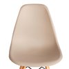 TETCHAIR CINDY (EAMES) (mod. 1801) пластик бежевый, ножки бук фото 7