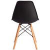 TETCHAIR CINDY (EAMES) (mod. 1801) компл. 4 шт., пластик черный, ножки бук фото 6