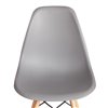 TETCHAIR CINDY (EAMES) (mod. 1801) компл. 4 шт., пластик светло-серый, ножки бук фото 8