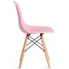 TETCHAIR CINDY (EAMES) (mod. 1801) пластик светло-розовый, ножки бук фото 3