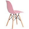 TETCHAIR CINDY (EAMES) (mod. 1801) пластик светло-розовый, ножки бук фото 4