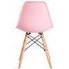 TETCHAIR CINDY (EAMES) (mod. 1801) пластик светло-розовый, ножки бук фото 5