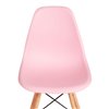 TETCHAIR CINDY (EAMES) (mod. 1801) пластик светло-розовый, ножки бук фото 8