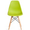 TETCHAIR CINDY (EAMES) (mod. 1801) пластик оливковый, ножки бук фото 2