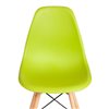 TETCHAIR CINDY (EAMES) (mod. 1801) пластик оливковый, ножки бук фото 7