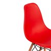 TETCHAIR CINDY (EAMES) (mod. 1801) компл. 4 шт., пластик красный, ножки бук фото 9