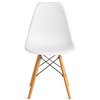 TETCHAIR CINDY (EAMES) (mod. 1801) компл. 4 шт., пластик белый, ножки бук фото 3