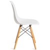 TETCHAIR CINDY (EAMES) (mod. 1801) компл. 4 шт., пластик белый, ножки бук фото 4