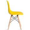 TETCHAIR CINDY (EAMES) (mod. 1801) компл. 4 шт., пластик желтый, ножки бук фото 4