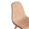 TETCHAIR CINDY SOFT (mod. C1021F1-1) компл. 4 шт., фактурный велюр бежевый LY1701-4, ножки дерево натуральный фото 10