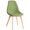 TETCHAIR CINDY SOFT (mod. C1021F1-1) компл. 4 шт., фактурный велюр зеленый LY1701-7, ножки дерево натуральный фото 2