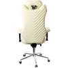 Кресло Kulik-System Monarch для руководителя, ортопедическое, цвет белый фото 5