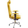 Кресло Kulik-System Monarch для руководителя, ортопедическое, цвет золотой фото 3