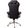 Кресло Kulik-System Monarch для руководителя, ортопедическое, цвет черный фото 5