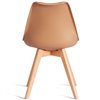 TETCHAIR TULIP (mod. 73-1) компл. 4 шт., пластик/экокожа, бежевый (Latte), ножки дерево фото 6