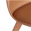 TETCHAIR TULIP (mod. 73-1) компл. 4 шт., пластик/экокожа, бежевый (Latte), ножки дерево фото 10