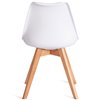 TETCHAIR TULIP (mod. 73-1) пластик/экокожа, белый (White), ножки дерево фото 5