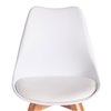 TETCHAIR TULIP (mod. 73-1) пластик/экокожа, белый (White), ножки дерево фото 7