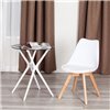 TETCHAIR TULIP (mod. 73-1) компл. 4 шт., пластик/экокожа, белый (White), ножки дерево фото 7