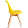 TETCHAIR TULIP (mod. 73-1) пластик/экокожа, желтый (Yellow), ножки дерево фото 3