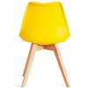 TETCHAIR TULIP (mod. 73-1) пластик/экокожа, желтый (Yellow), ножки дерево фото 5