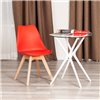 TETCHAIR TULIP (mod. 73-1) пластик/экокожа, красный (Red), ножки дерево фото 6