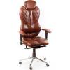 Кресло Kulik-System Grande для руководителя, ортопедическое, цвет коричневый фото 1