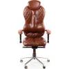 Кресло Kulik-System Grande для руководителя, ортопедическое, цвет коричневый фото 2